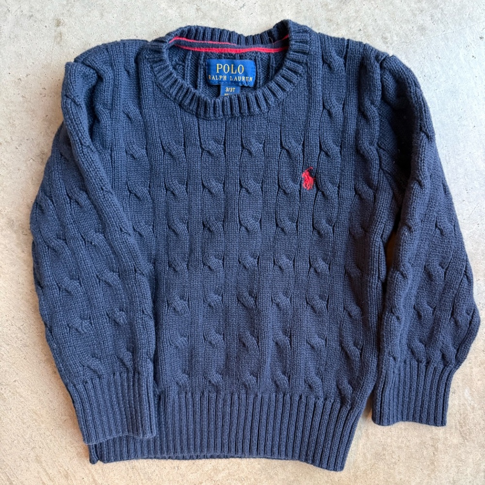 Ralph Lauren Boys Fall Winter Clothing Bundle | Size 3T | Sweater Hoodie Shirts